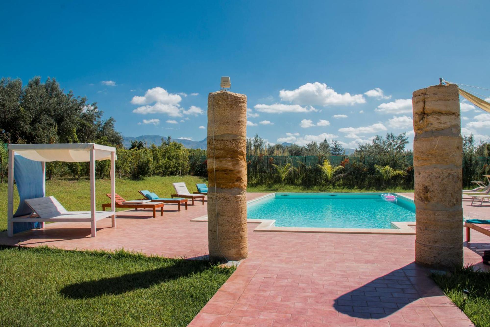 פרטיניצ'ו Villa Con Piscina Casale Di Gio Nel Golfo Di Castellammare מראה חיצוני תמונה