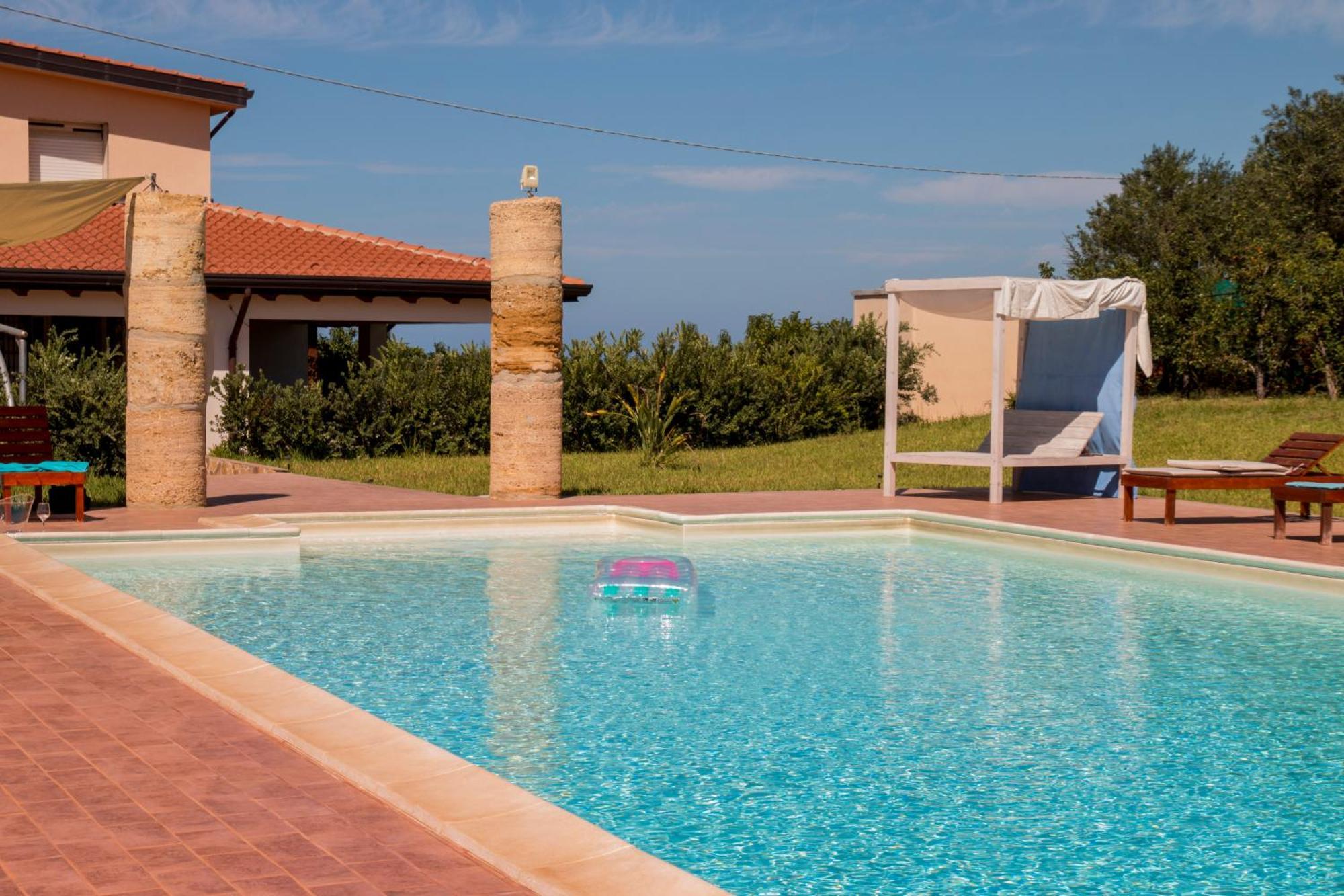 פרטיניצ'ו Villa Con Piscina Casale Di Gio Nel Golfo Di Castellammare מראה חיצוני תמונה